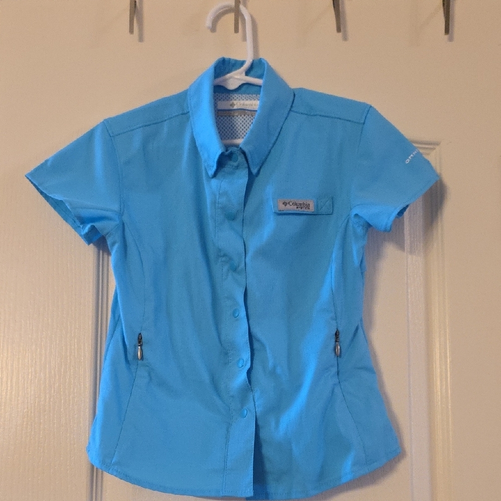 Columbia Blue Short Sleeve Shirt